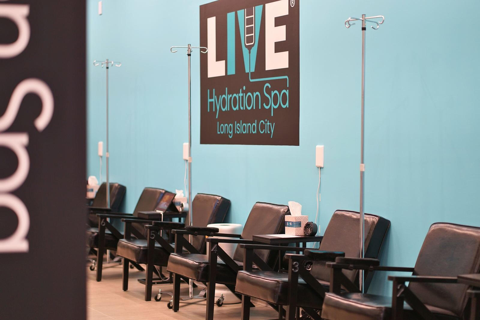Photo 1: IV lounge IV lounge at LIVE Hydration Spa in Long Island City